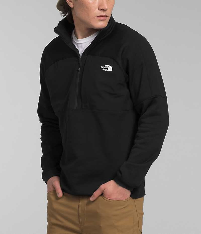 The North Face Canyonlands High Altitude ½-Zip Pullover Herr Svarta | STOCKHOLM CKLAEP