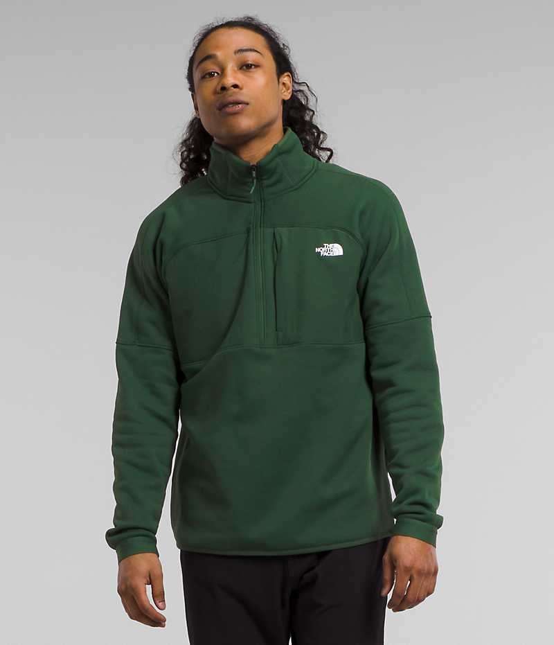 The North Face Canyonlands High Altitude ½-Zip Pullover Herr Gröna | SE KZYMUG