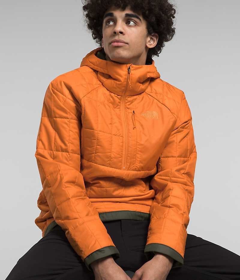 The North Face Circaloft ¼-Zip Pullover Dunjacka Herr Orange | SVERIGE FKPYSZ