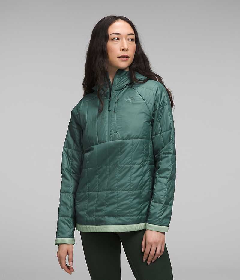 The North Face Circaloft ¼-Zip Pullover Dunjacka Dam Turkos | SVERIGE CSMNZA