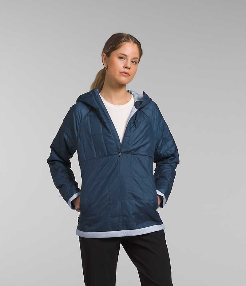 The North Face Circaloft ¼-Zip Pullover Dunjacka Dam Blå | STOCKHOLM VQRNUT