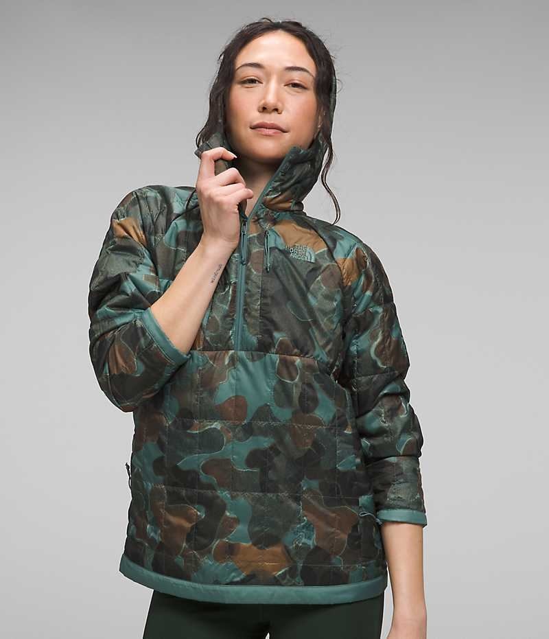 The North Face Circaloft ¼-Zip Pullover Dunjacka Dam Camo | SVERIGE AWCBJT