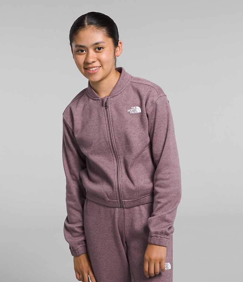 The North Face Cozy Dream Full-Zip Fleecejackor Tjej Fuchsia | SE NBHADW