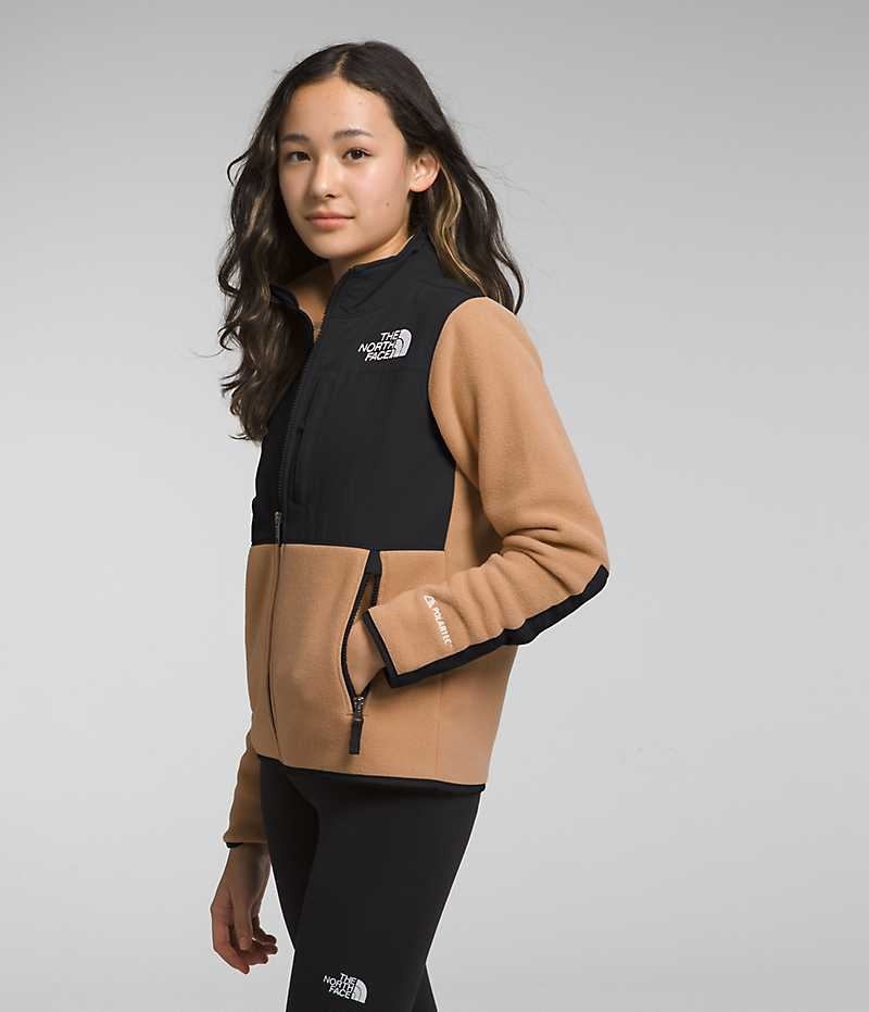 The North Face Denali Fleecejackor Tjej Khaki Svarta | STOCKHOLM ADCHVE