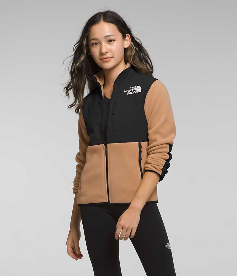 The North Face Denali Fleecejackor Tjej Khaki Svarta | STOCKHOLM ADCHVE