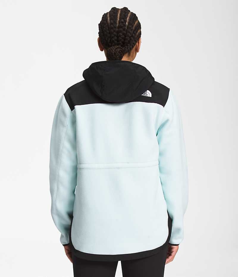 The North Face Denali Hoodie Fleecejackor Dam Svarta Turkos | SE LONYIF