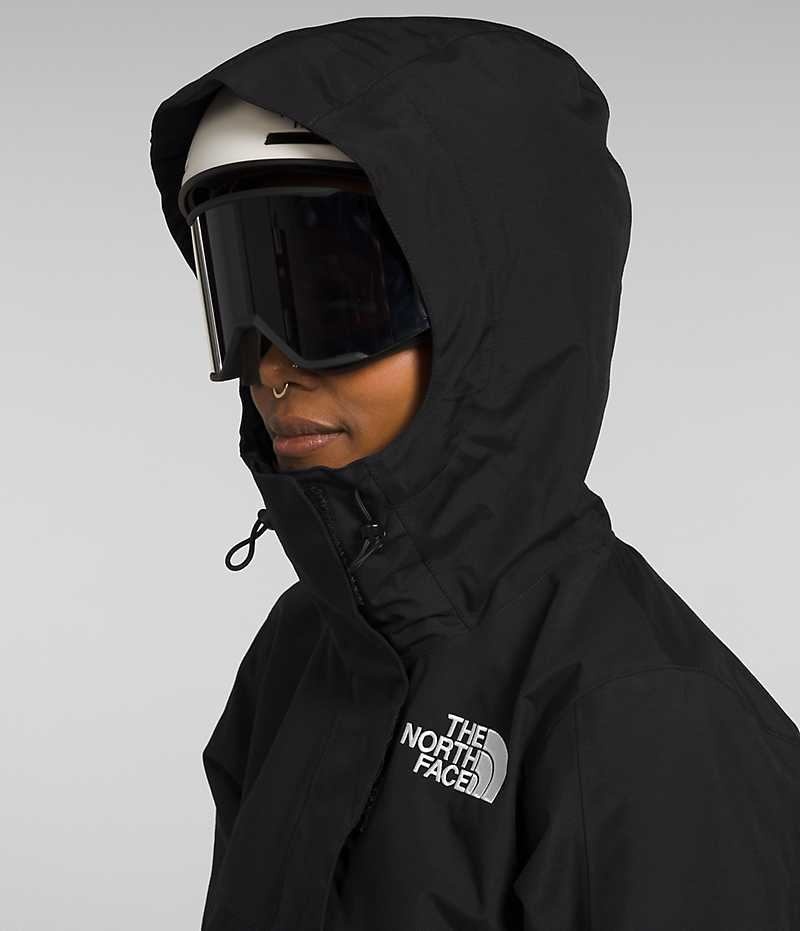 The North Face Driftview Anorak Isolerade Jackor Dam Svarta | STOCKHOLM SKZQHL