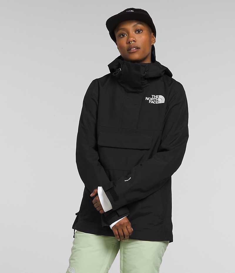 The North Face Driftview Anorak Isolerade Jackor Dam Svarta | STOCKHOLM SKZQHL