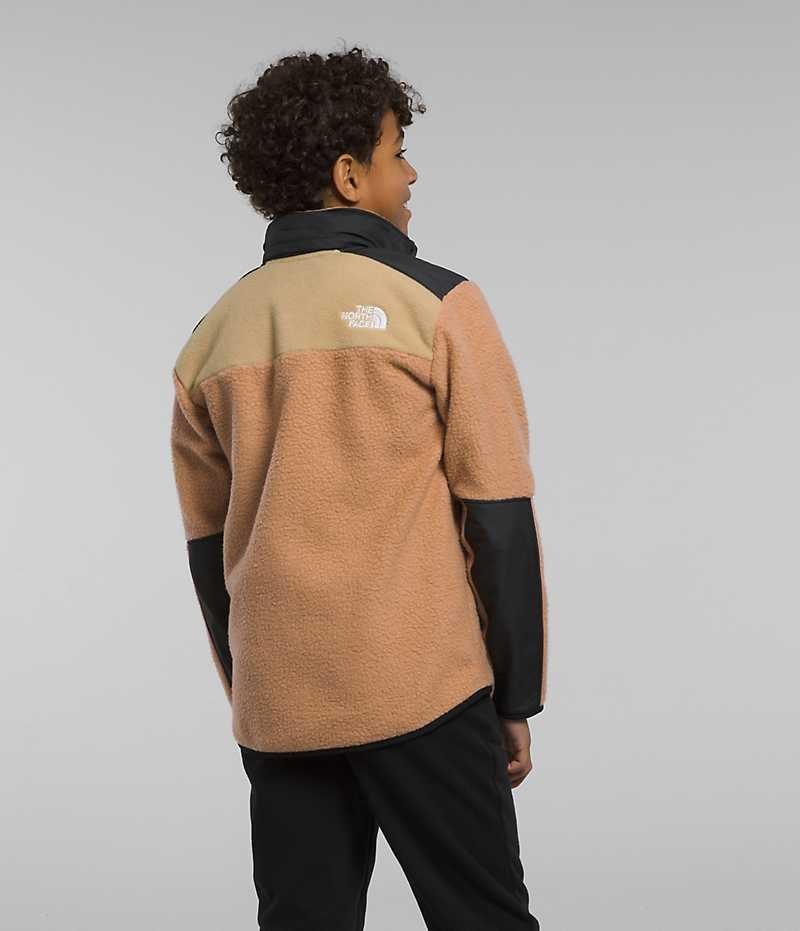 The North Face Forrest Mashup Fleecejackor Pojke Khaki | SVERIGE ADCUBY