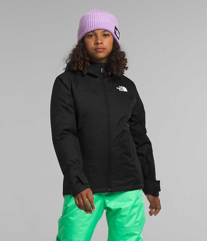 The North Face Freedom Isolerade Jackor Tjej Svarta | STOCKHOLM VGTECO