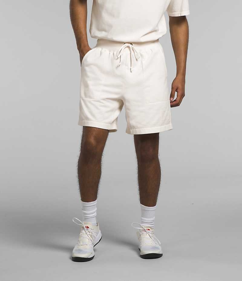 The North Face Garment Dye Fleece Shorts Herr Vita | SE FWSNZP