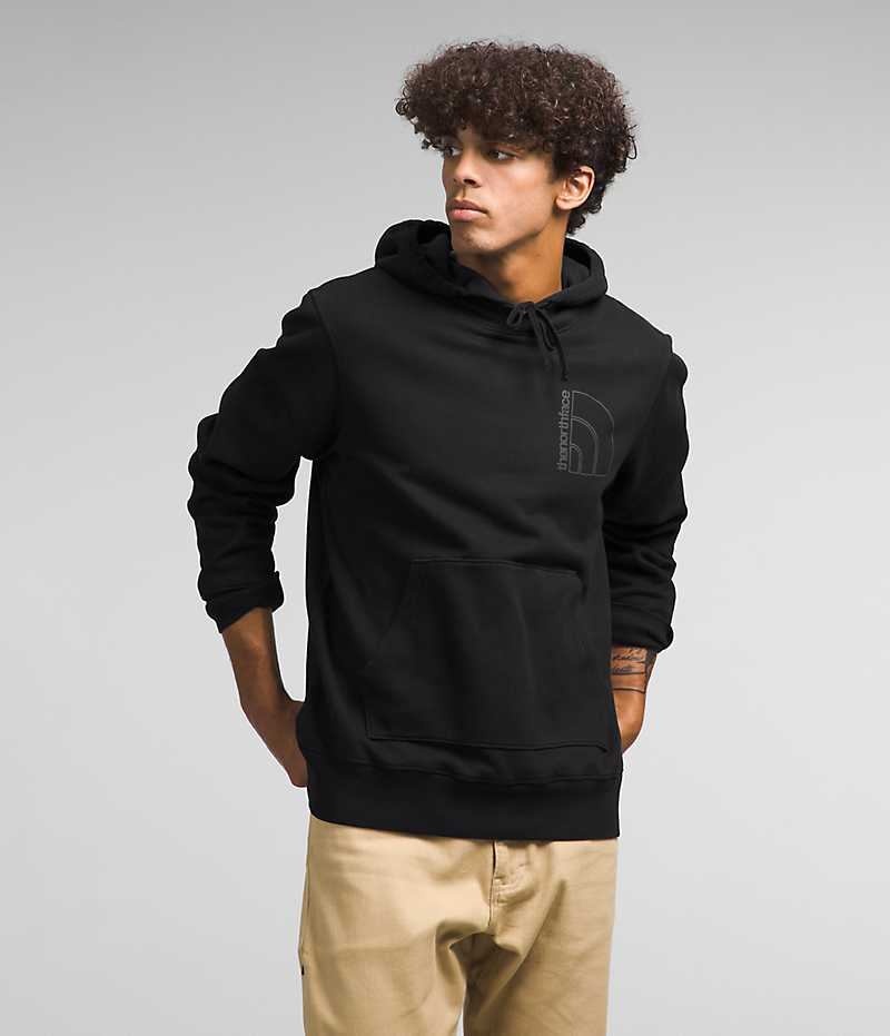 The North Face Garment Dye Hoodie Herr Svarta | STOCKHOLM BXTOUN