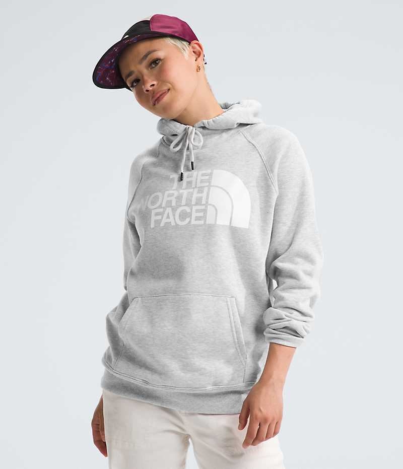 The North Face Half Dome Pullover Hoodie Dam Grå | SVERIGE MWSRGJ