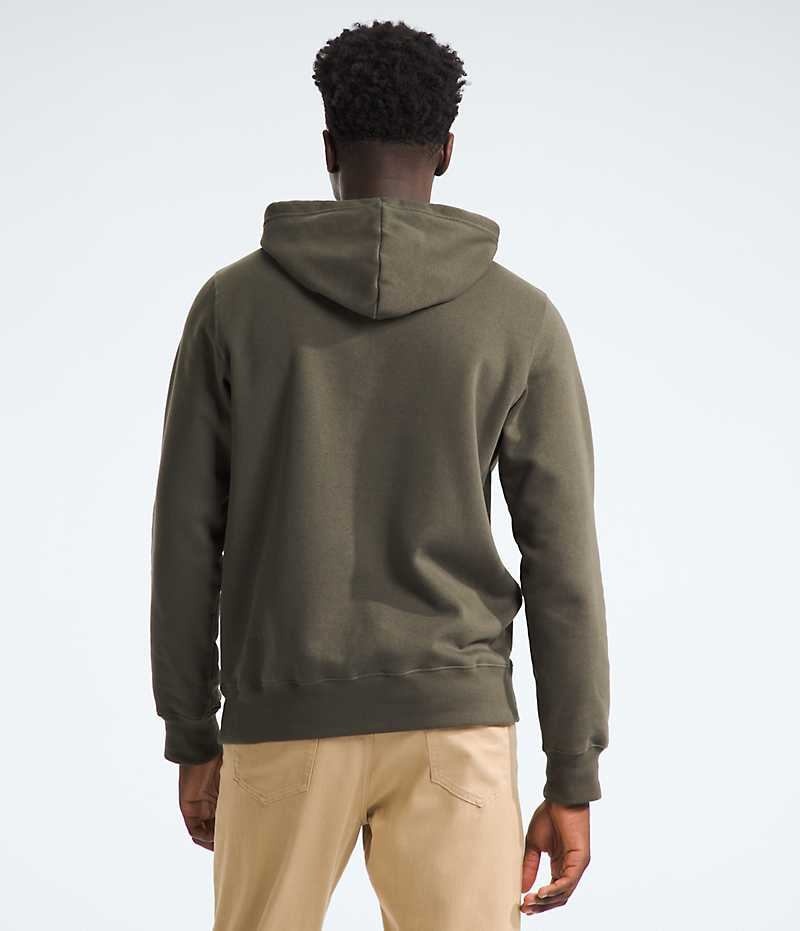 The North Face Half Dome Pullover Hoodie Herr Olivgröna | SE PQLRSG