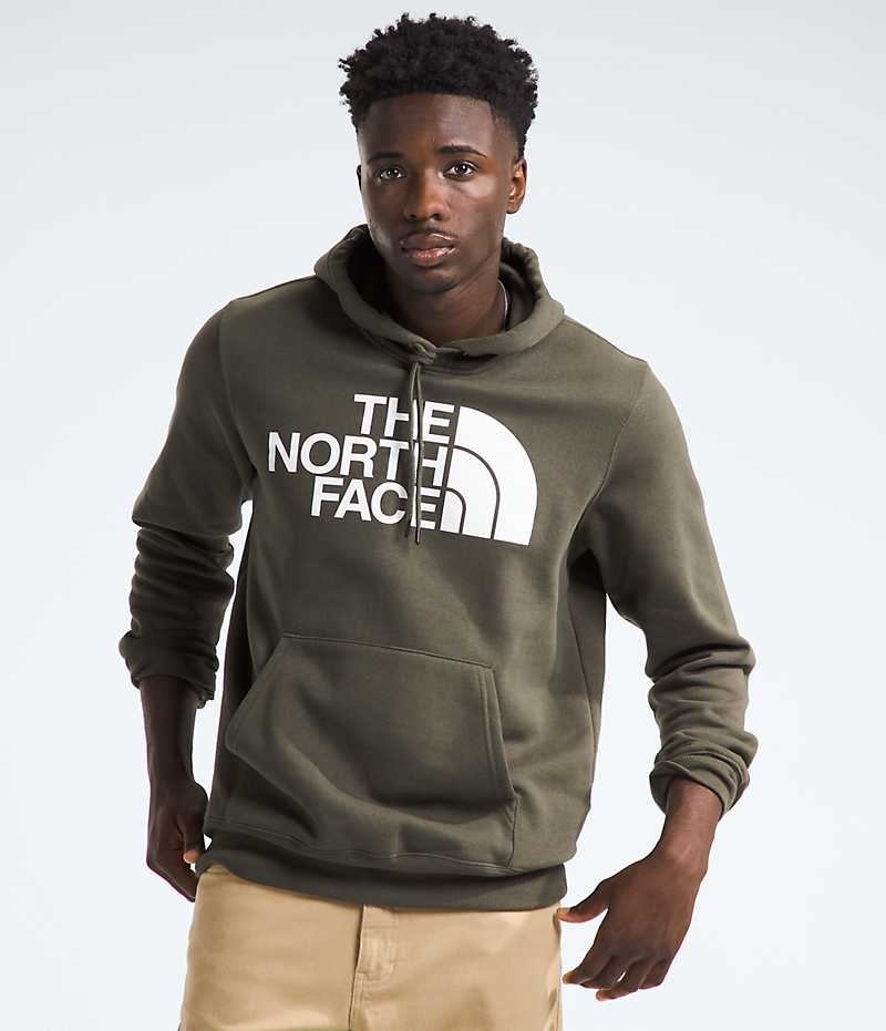 The North Face Half Dome Pullover Hoodie Herr Olivgröna | SE PQLRSG