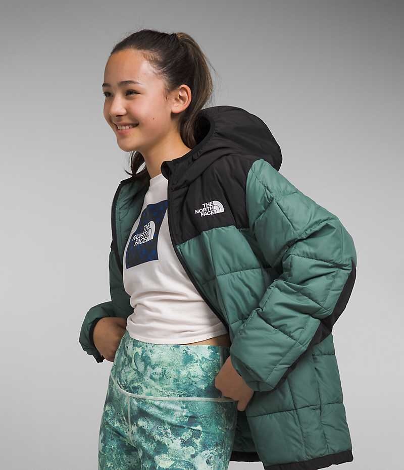 The North Face Lhotse Dunjacka Tjej Gröna | STOCKHOLM QPKZRN