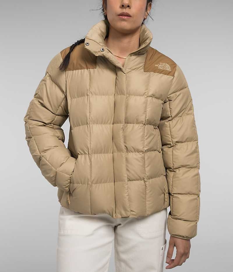 The North Face Lhotse Reversible Dunjacka Dam Khaki | SVERIGE VYDLEI