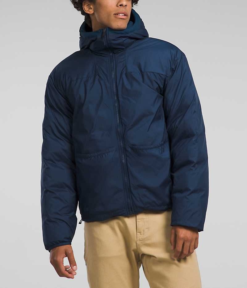 The North Face Lhotse Reversible Hoodie Dunjacka Herr Marinblå | SVERIGE LRVMTN