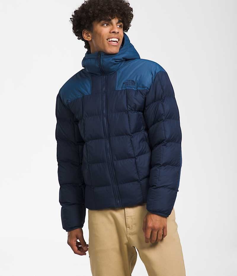 The North Face Lhotse Reversible Hoodie Dunjacka Herr Marinblå | SVERIGE LRVMTN