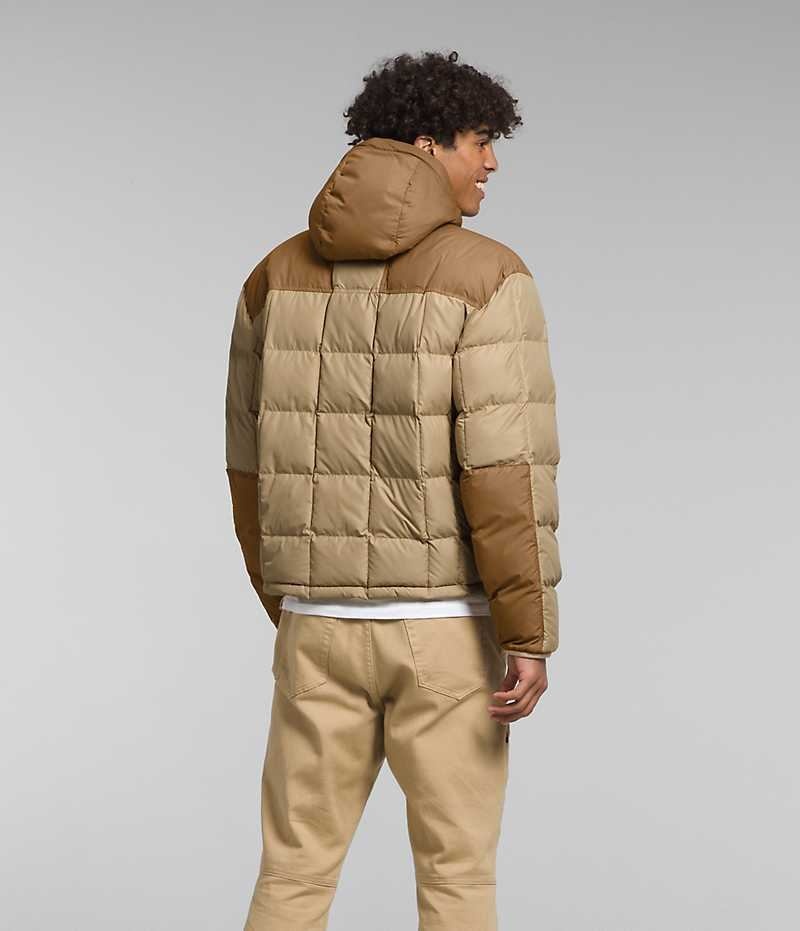 The North Face Lhotse Reversible Hoodie Dunjacka Herr Khaki | STOCKHOLM BFIHKS