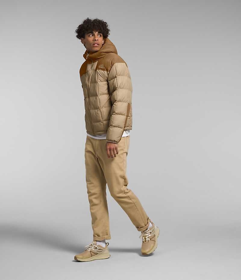 The North Face Lhotse Reversible Hoodie Dunjacka Herr Khaki | STOCKHOLM BFIHKS