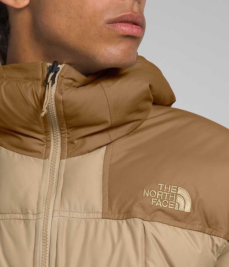 The North Face Lhotse Reversible Hoodie Dunjacka Herr Khaki | STOCKHOLM BFIHKS