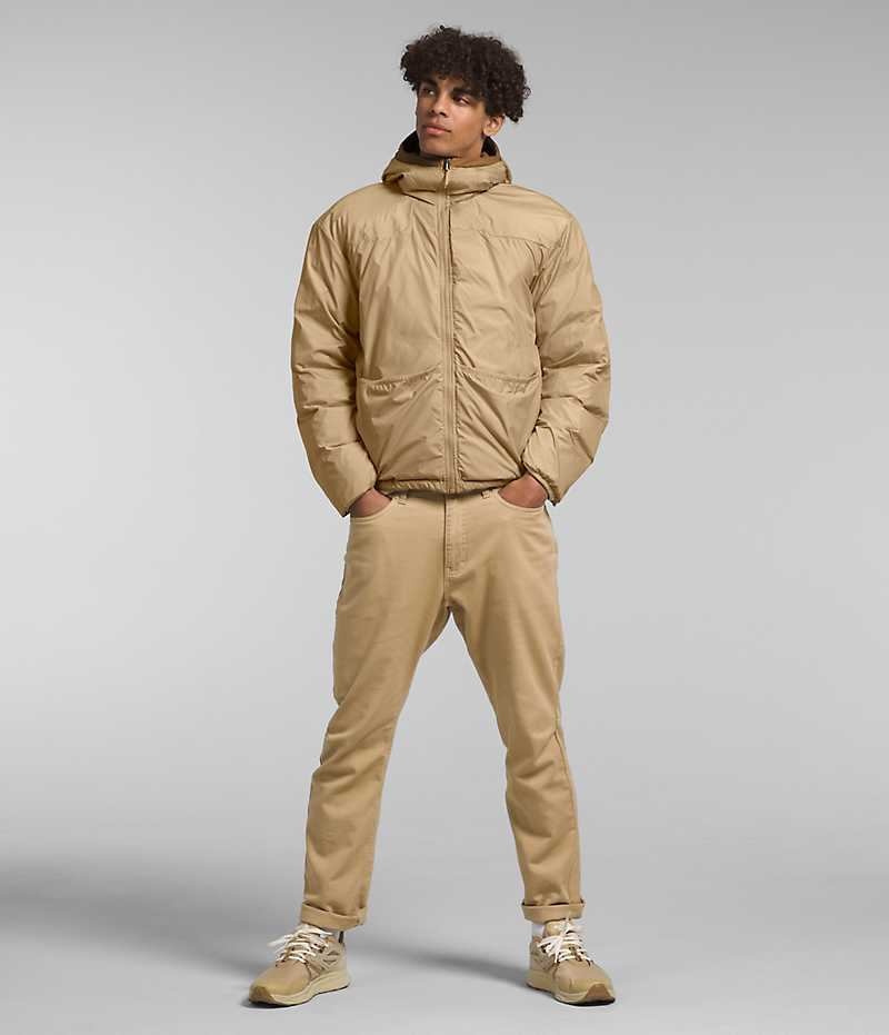 The North Face Lhotse Reversible Hoodie Dunjacka Herr Khaki | STOCKHOLM BFIHKS