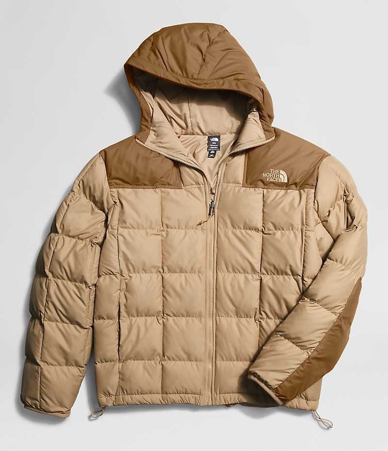 The North Face Lhotse Reversible Hoodie Dunjacka Herr Khaki | STOCKHOLM BFIHKS