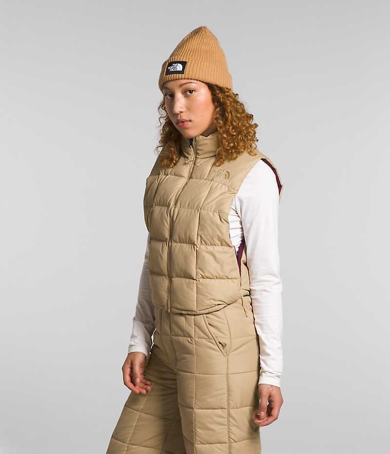 The North Face Lhotse Reversible Väst Dam Khaki | SE IDXCFL