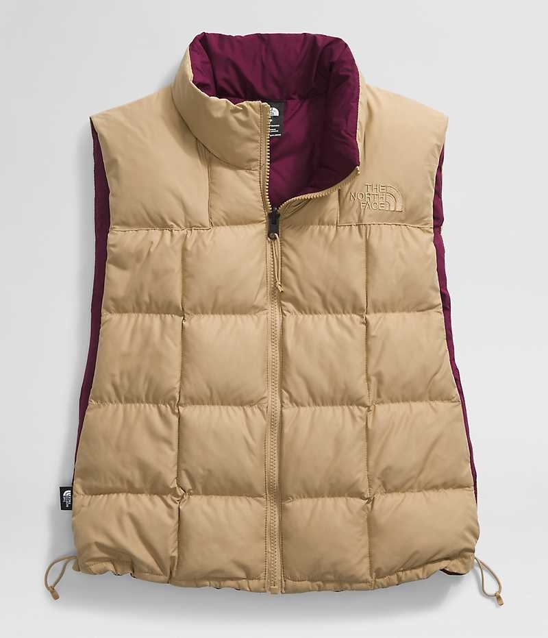 The North Face Lhotse Reversible Väst Dam Khaki | SE IDXCFL