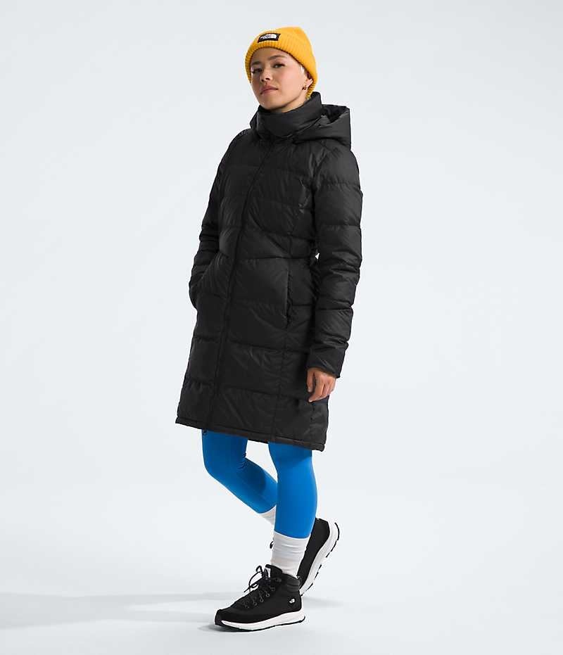 The North Face Metropolis Parka Dam Svarta | SVERIGE ACLSJB