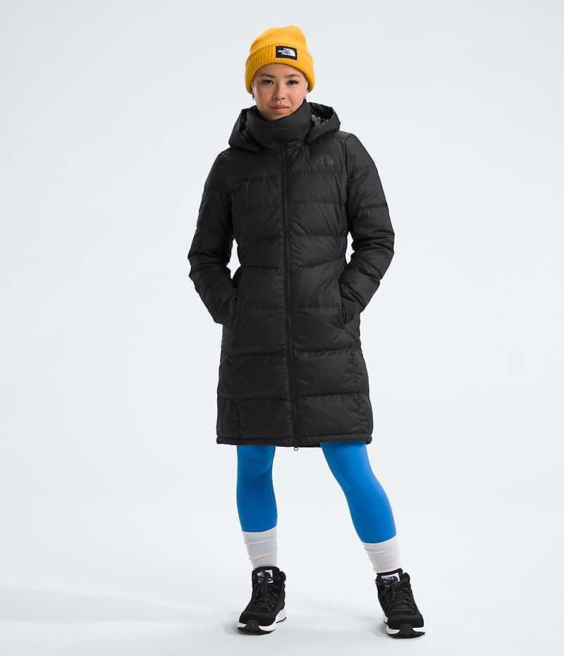 The North Face Metropolis Parka Dam Svarta | SVERIGE ACLSJB