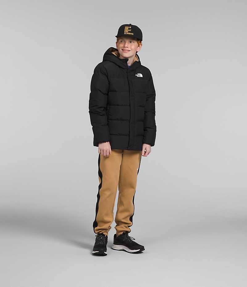 The North Face North Down Fleece-Fodrade Parka Pojke Svarta | SE DKESHX