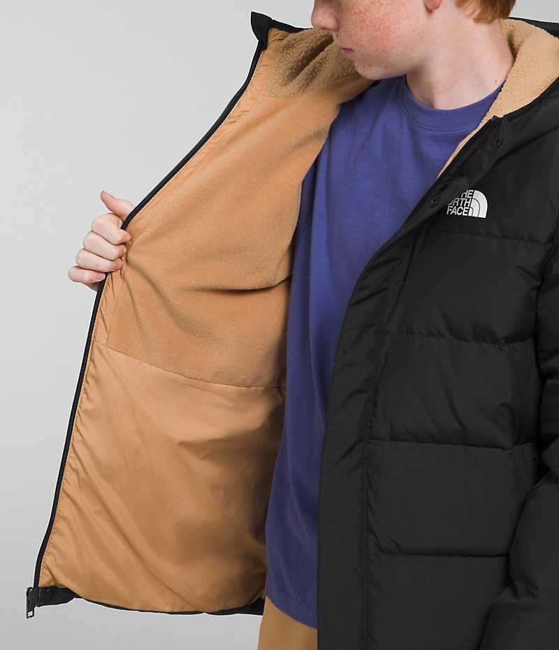 The North Face North Down Fleece-Fodrade Parka Pojke Svarta | SE DKESHX