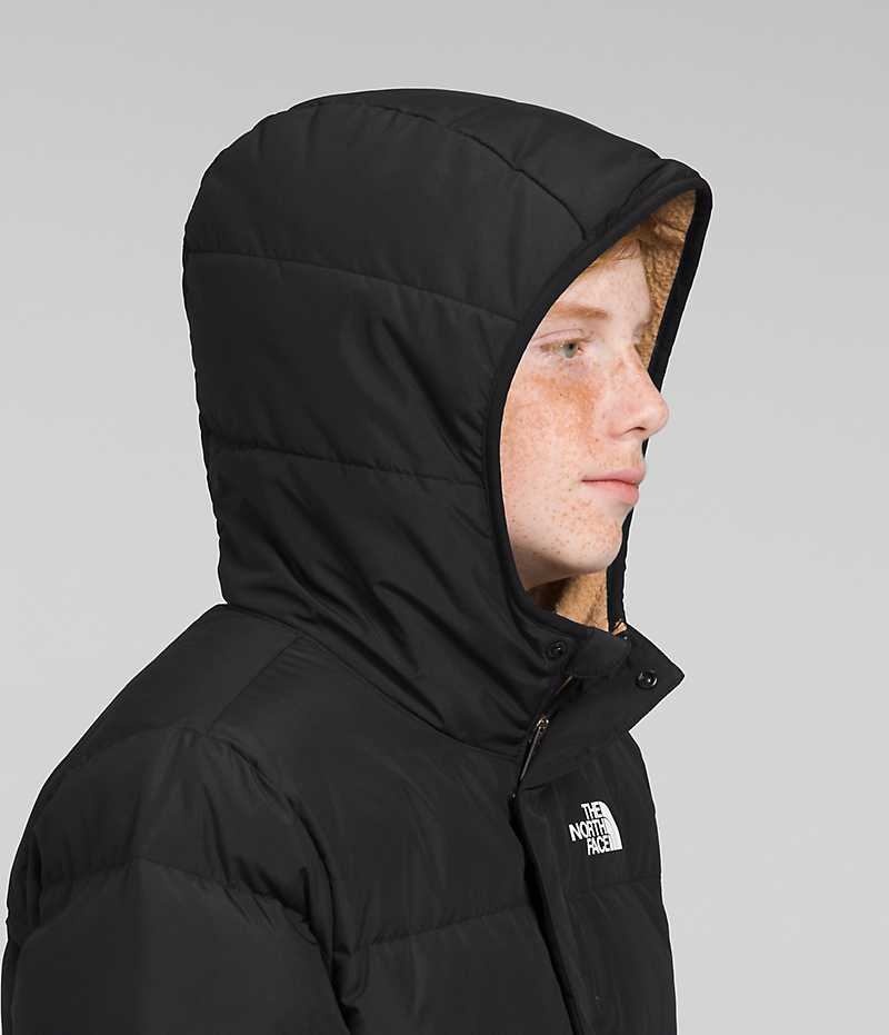 The North Face North Down Fleece-Fodrade Parka Pojke Svarta | SE DKESHX