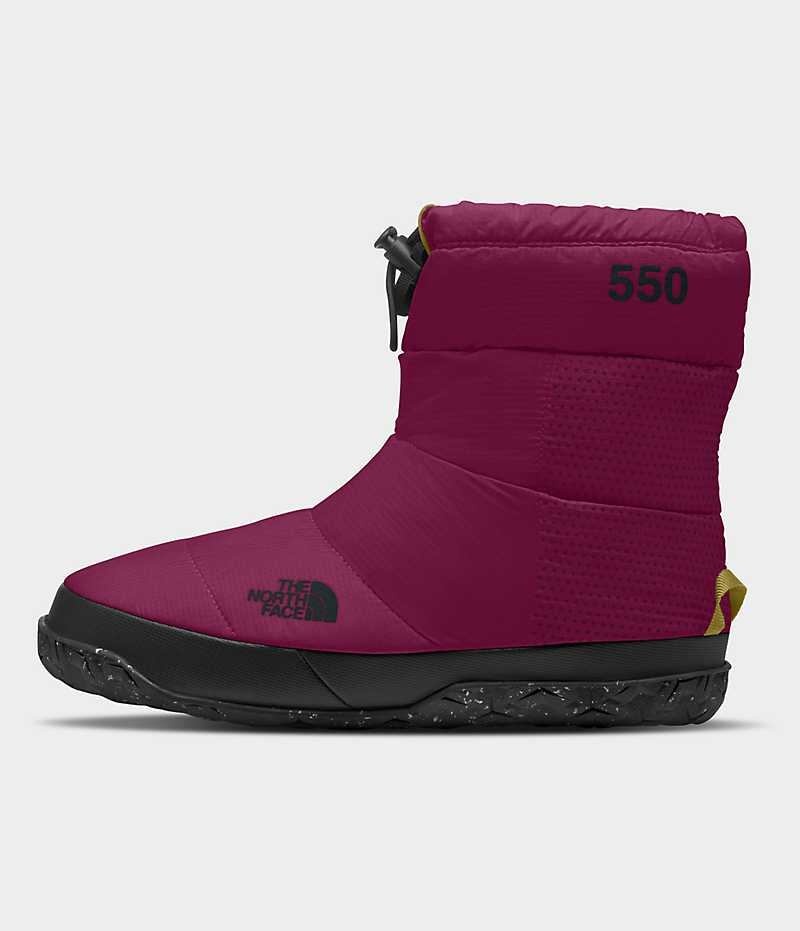 The North Face Nuptse Après Vinterkängor Dam Fuchsia | SVERIGE BIHNAF