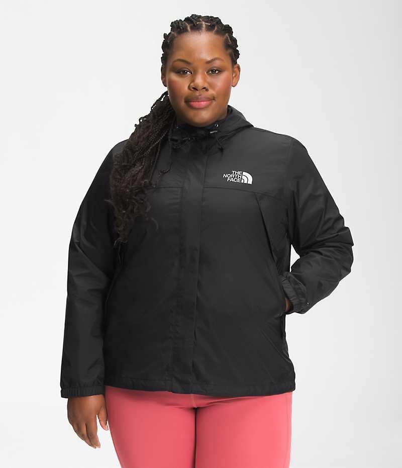 The North Face Plus Antora Regnjacka Dam Svarta | SE BKRQZG