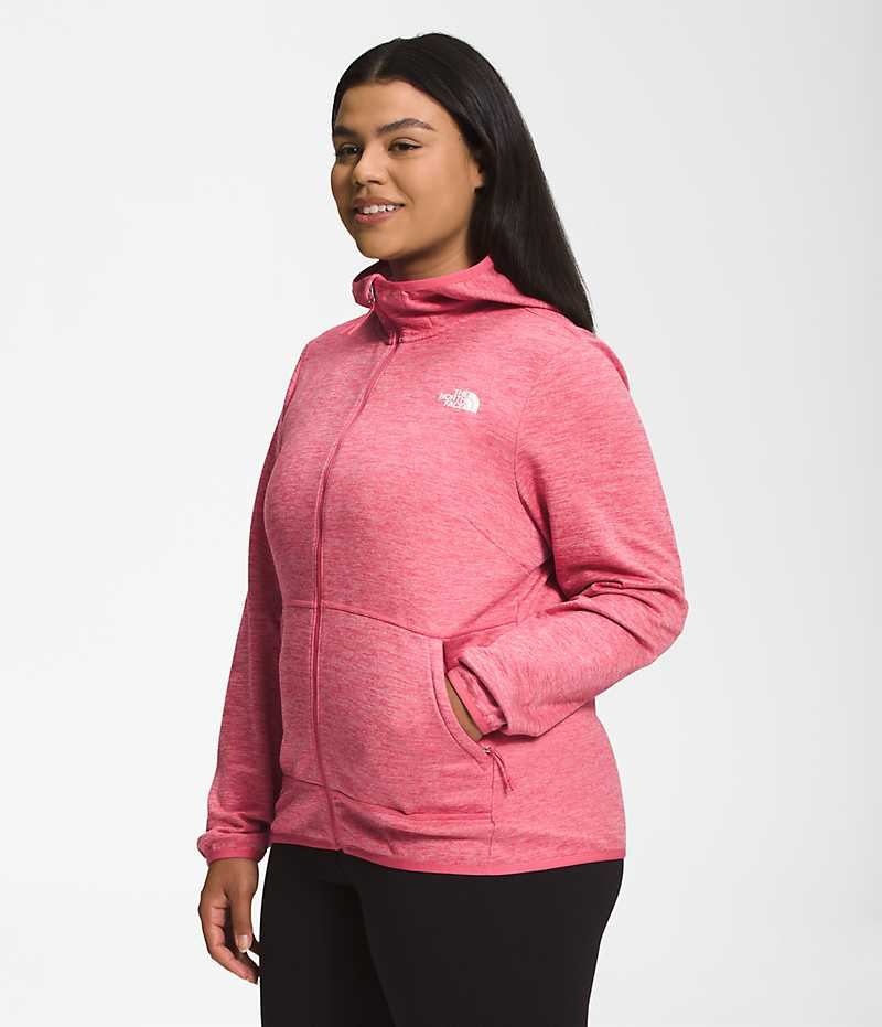 The North Face Plus Canyonlands Hoodie Fleecejackor Dam Rosa | STOCKHOLM CRONMY