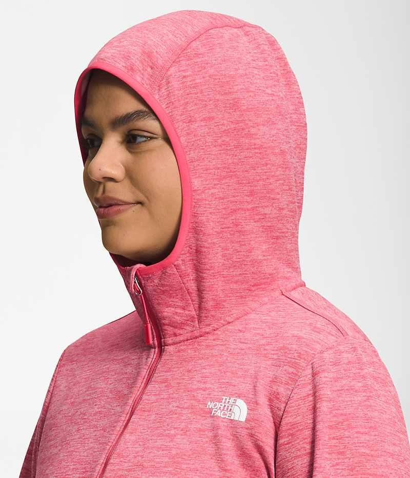 The North Face Plus Canyonlands Hoodie Fleecejackor Dam Rosa | STOCKHOLM CRONMY