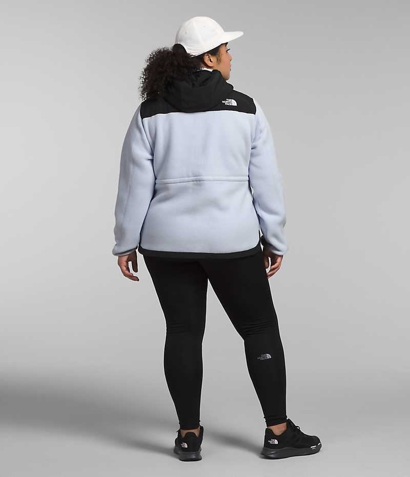 The North Face Plus Denali Hoodie Fleecejackor Dam Svarta Vita | STOCKHOLM KYRGPX