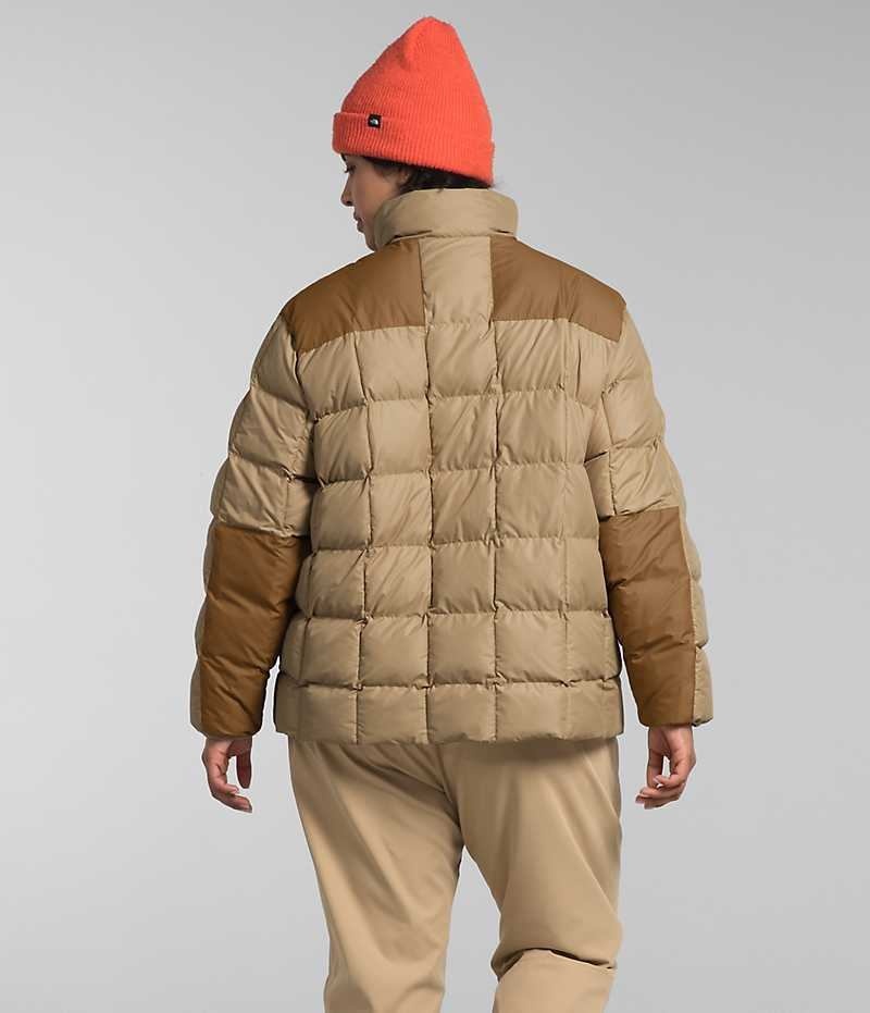 The North Face Plus Lhotse Reversible Dunjacka Dam Khaki | SE FQTECX