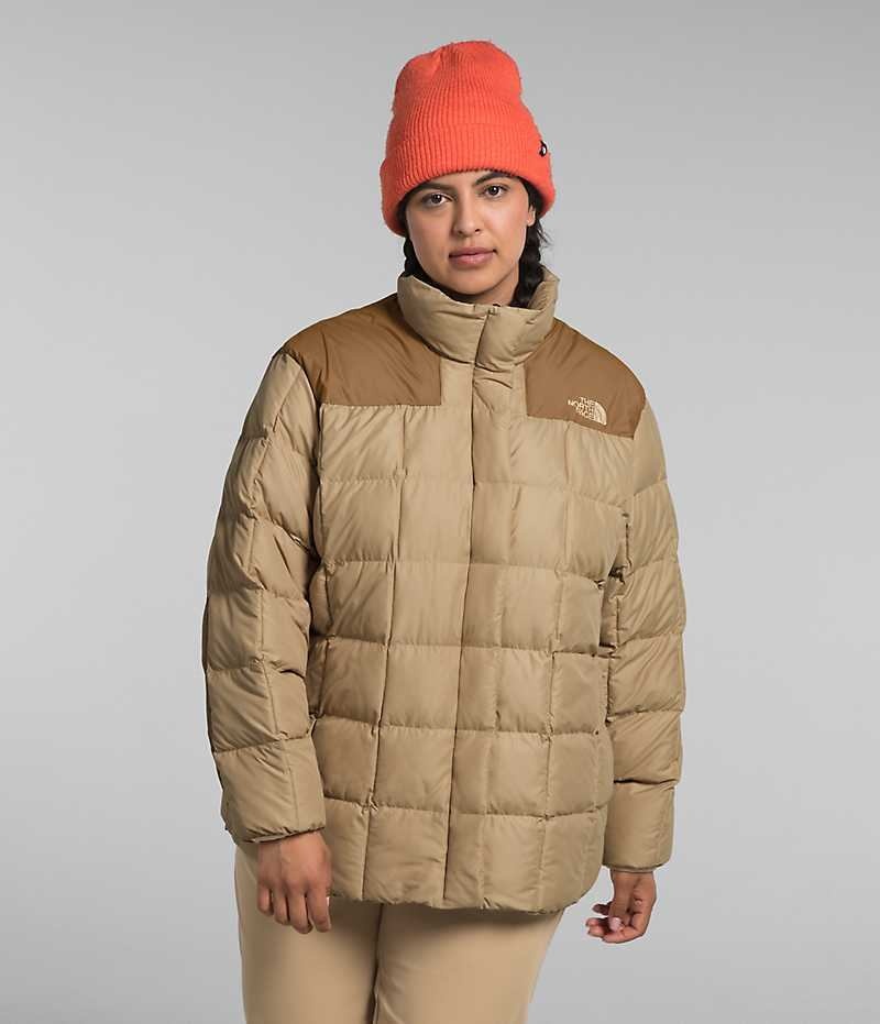 The North Face Plus Lhotse Reversible Dunjacka Dam Khaki | SE FQTECX