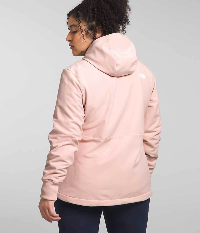 The North Face Plus Shelbe Raschel Hoodie Softshelljacka Dam Rosa | STOCKHOLM JCSIXT