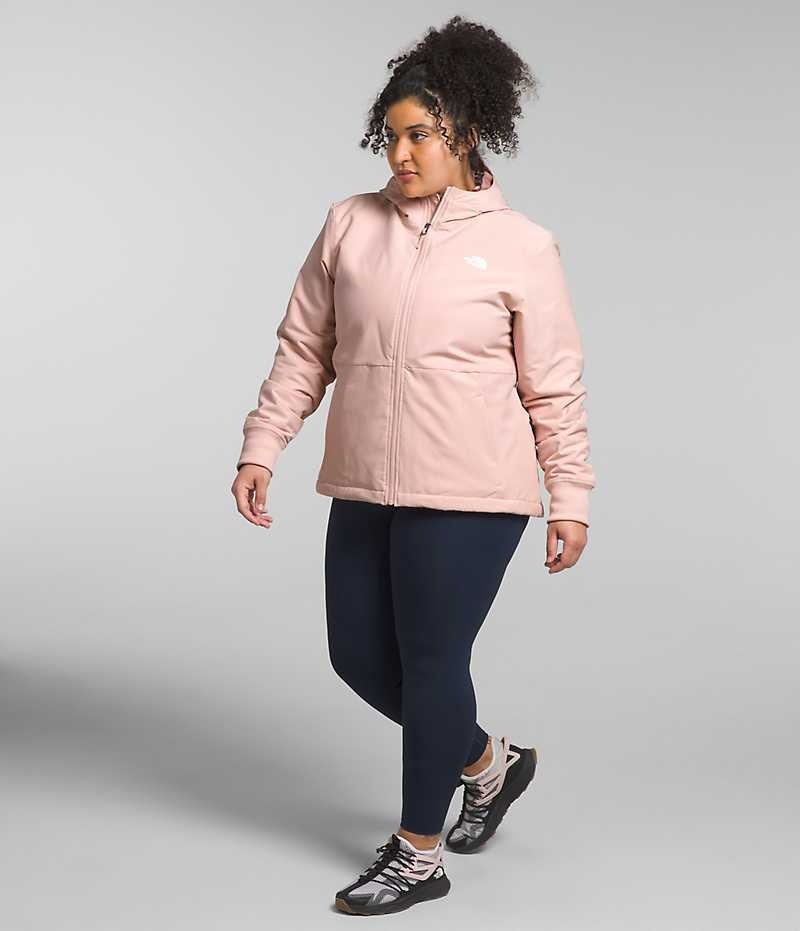 The North Face Plus Shelbe Raschel Hoodie Softshelljacka Dam Rosa | STOCKHOLM JCSIXT