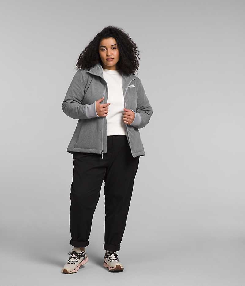 The North Face Plus Shelbe Raschel Hoodie Softshelljacka Dam Grå | SE EGVOPU