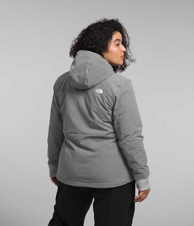 The North Face Plus Shelbe Raschel Hoodie Softshelljacka Dam Grå | SE EGVOPU