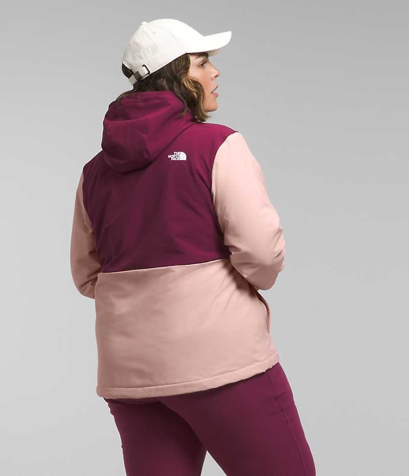 The North Face Plus Shelbe Raschel Hoodie Softshelljacka Dam Rosa | SE WKDJRH