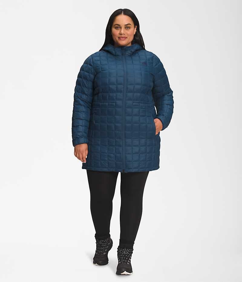 The North Face Plus ThermoBall™ Eco Parka Dam Blå | SVERIGE UPBFNL