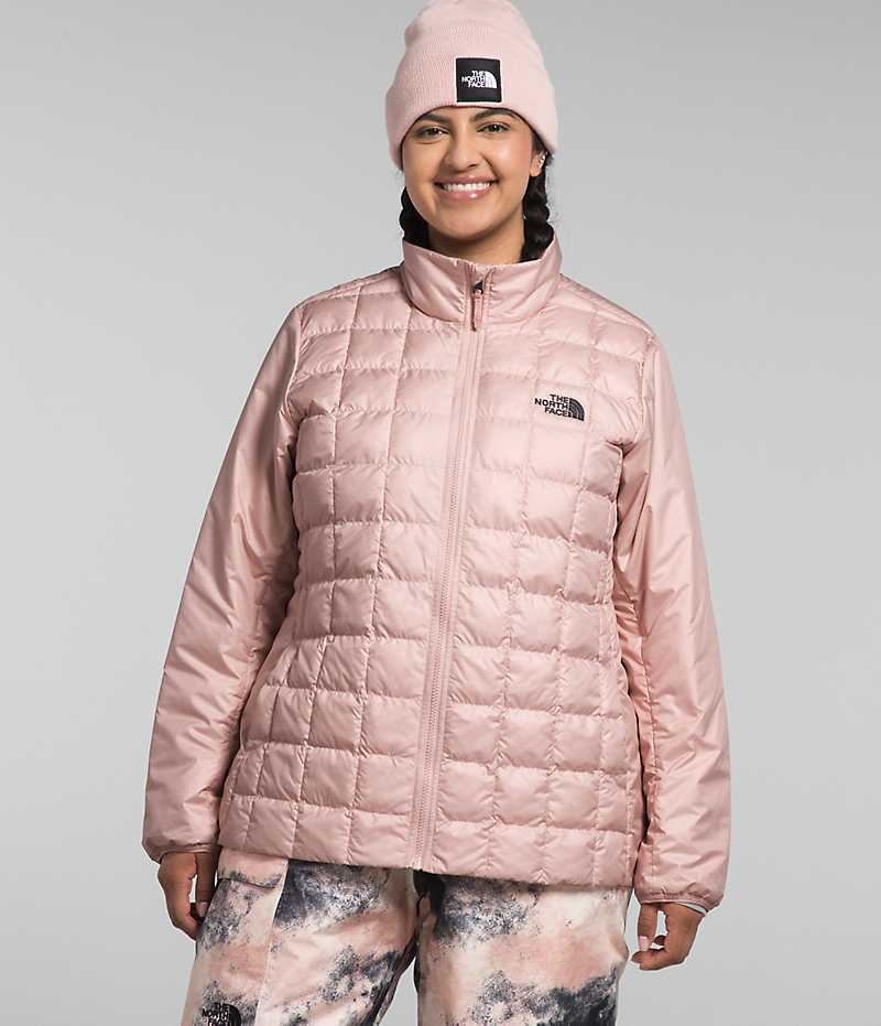 The North Face Plus ThermoBall™ Eco Snow Triclimate® Isolerade Jackor Dam Rosa | SVERIGE TMWUSO