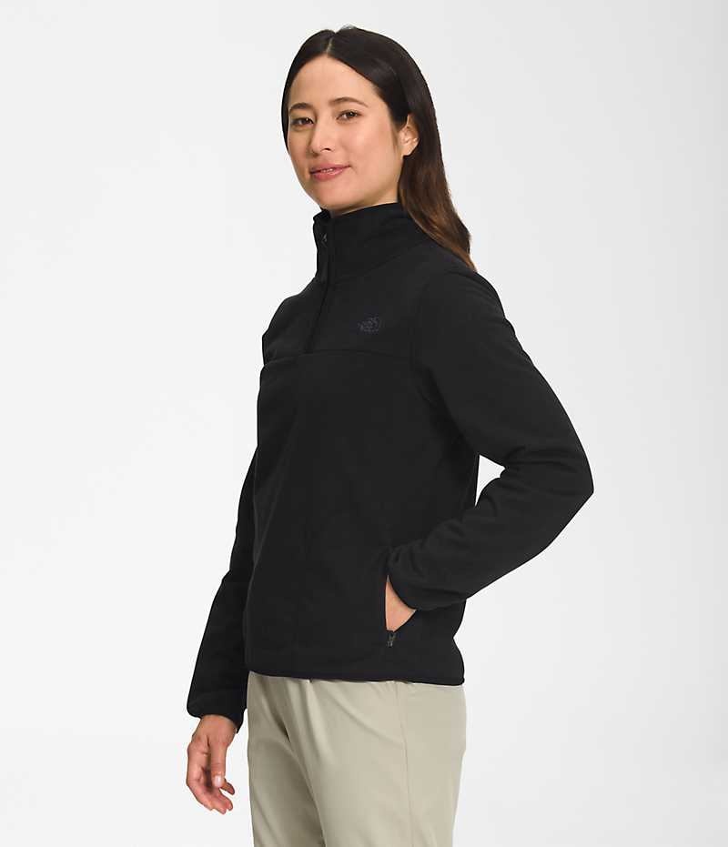 The North Face Polar Osito ¼-Zip Sweatshirt Dam Svarta | STOCKHOLM CGPONI